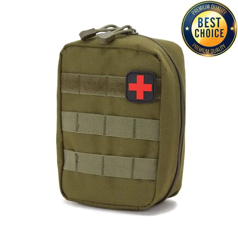 Outdoor Tactical Multifunctional Waistpack MOLLE Medical Emergency Kit Portable Survival Kit Accessory Pouch Camo Training Bag