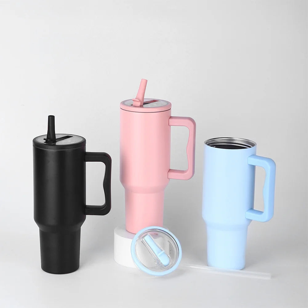For Stanley 40 Oz Thermal Water Bottle Cover Coffee Cups Flip Straw Cap Replacement Spill Proof Mugs Tumbler Lid Accessories