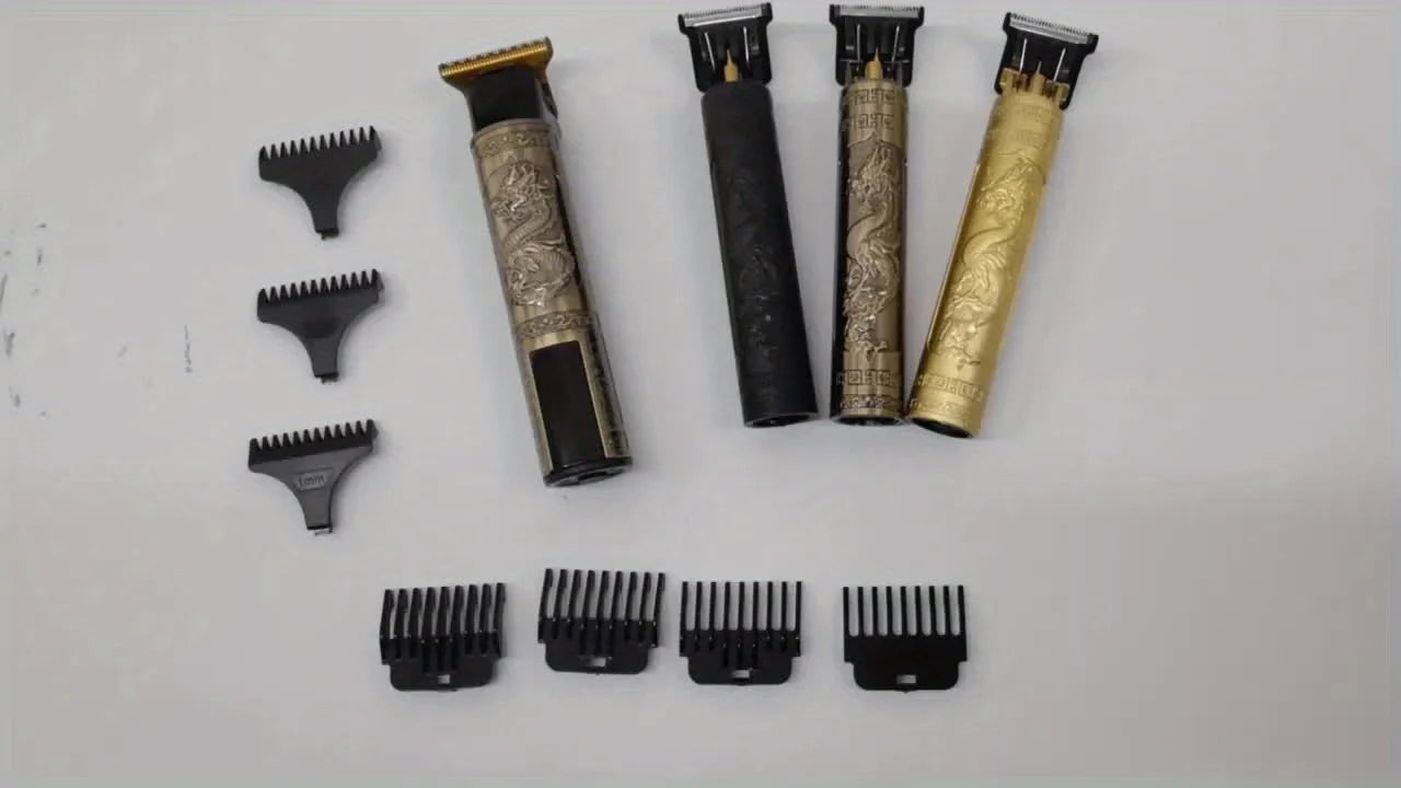 High-Power Electric Clippers Designed for Barbershops, Ideal for Shaving And Trimming with USB Charging.