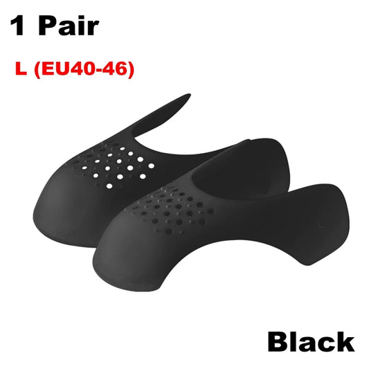 1Pair Crease Protector Shoe Anti Crease Bending Crack Toe Cap Support Shoe Stretcher Lightweight Keeping Shield Sneakers