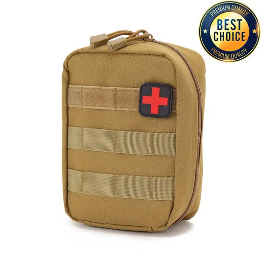 Outdoor Tactical Multifunctional Waistpack MOLLE Medical Emergency Kit Portable Survival Kit Accessory Pouch Camo Training Bag