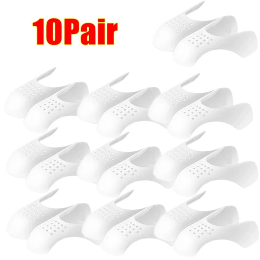 Crease Protector Shoe Anti Crease Bending Crack Toe Cap Support Shoe Stretcher Lightweight Keeping Shield Sneakers winter care