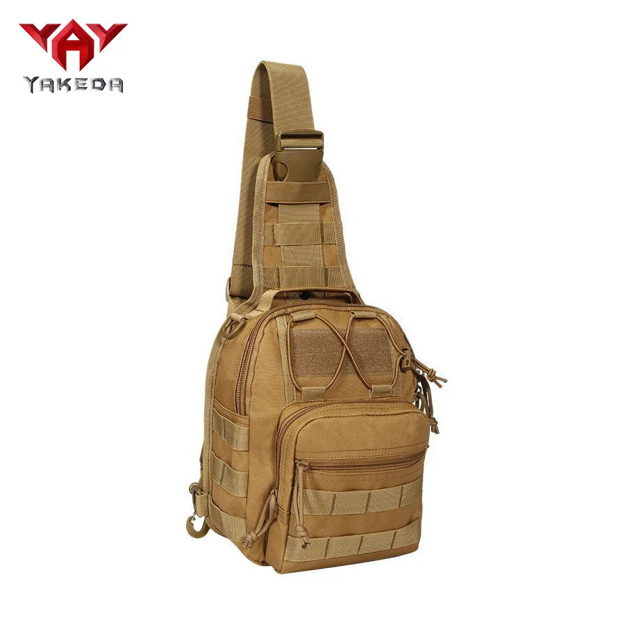 Men's Outdoor Chest bag Camo Shoulder Bag Sling Backpack Oxford Mountain Camping Fishing Trekking